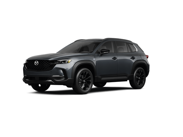 2025 Mazda CX-50 Hybrid Hybrid Premium, front three-quarter view, paint 1 of 5