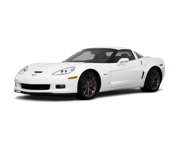 2010 Chevrolet Corvette Z06, front three-quarter view, paint 1 of 8