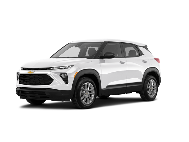 2025 Chevrolet Trailblazer LS, front three-quarter view, paint 1 of 6