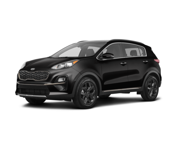 2020 Kia Sportage S, front three-quarter view, paint 1 of 8