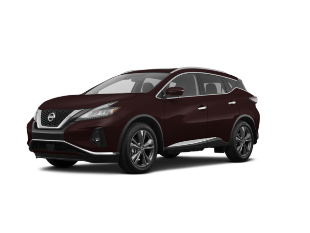 2021 Nissan Murano Platinum, front three-quarter view, paint 1 of 8