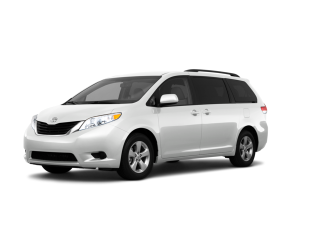 2011 Toyota Sienna LE 8-Passenger, front three-quarter view, paint 1 of 8