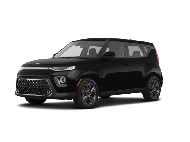2020 Kia Soul EX, front three-quarter view, paint 1 of 8