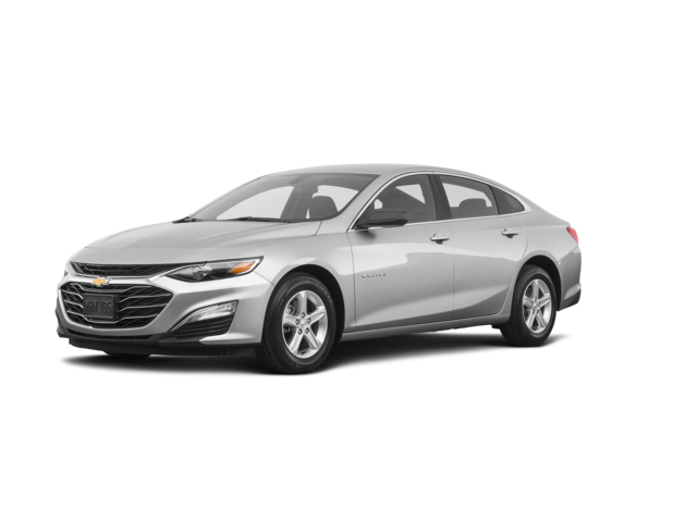 2020 Chevrolet Malibu L, front three-quarter view, paint 1 of 2
