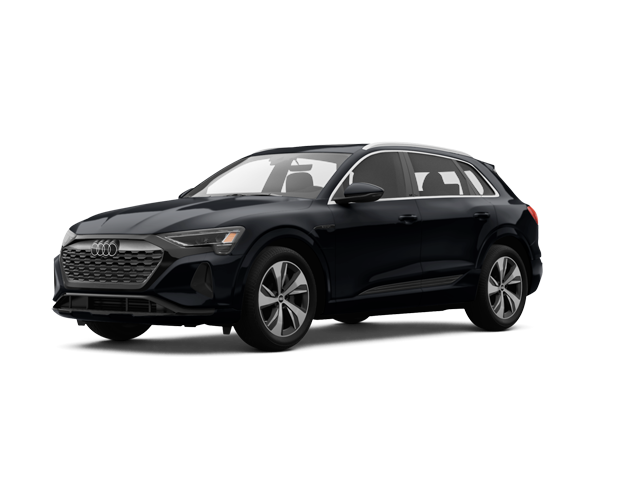 2024 Audi Q8 e-tron Premium, front three-quarter view, paint 1 of 7
