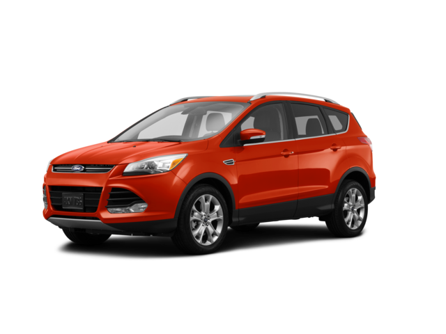 2014 Ford Escape Titanium, front three-quarter view, paint 1 of 8