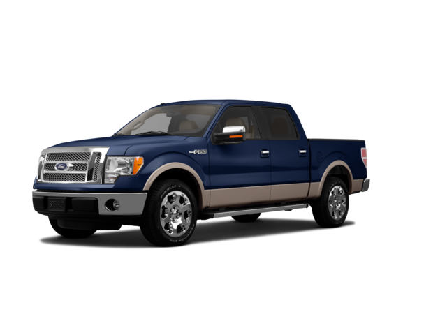 2011 Ford F-150 Lariat, front three-quarter view, paint 1 of 8