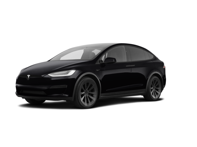 2023 Tesla Model X Base, front three-quarter view, paint 1 of 5
