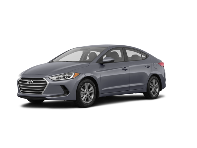 2018 Hyundai Elantra SE, front three-quarter view, paint 1 of 8