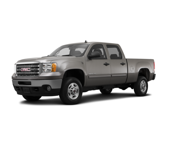 2014 GMC Sierra 2500 HD SLE, front three-quarter view, paint 1 of 8
