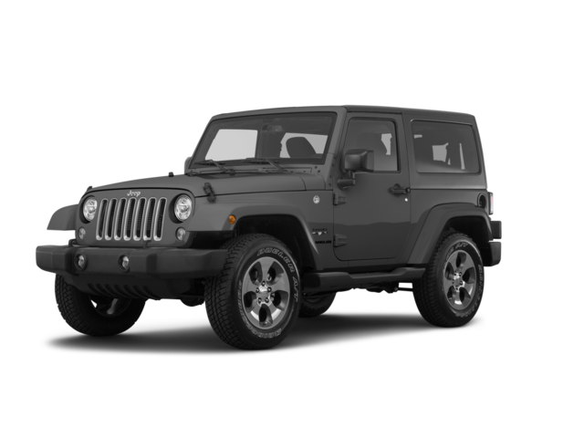 2018 Jeep Wrangler Sport S, front three-quarter view, paint 1 of 8