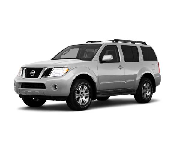 2010 Nissan Pathfinder S, front three-quarter view, paint 1 of 6