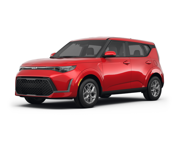 2024 Kia Soul LX, front three-quarter view, paint 1 of 8