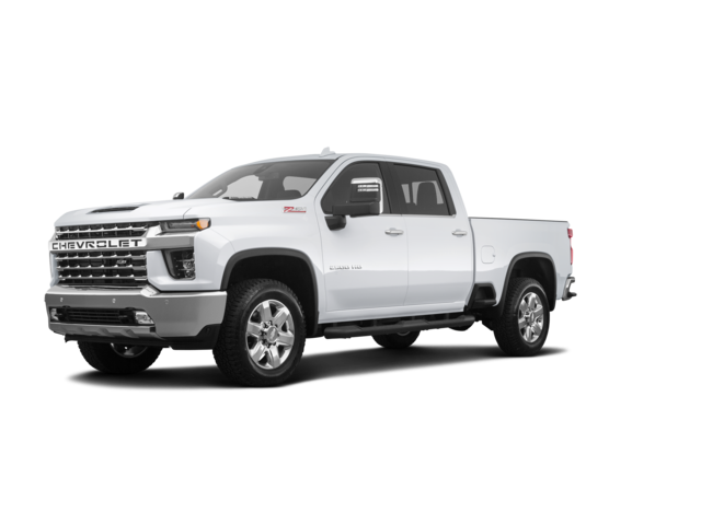2021 Chevrolet Silverado 2500 HD LTZ, front three-quarter view, paint 1 of 8