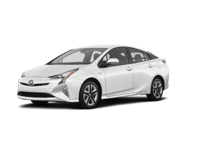 2018 Toyota Prius Three Touring, front three-quarter view, paint 1 of 8