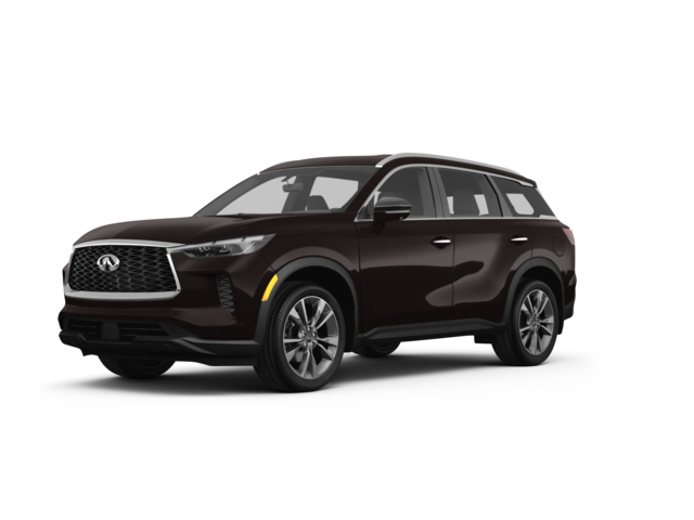 2023 INFINITI QX60 LUXE, front three-quarter view, paint 1 of 6