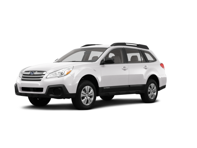 2014 Subaru Outback 2.5i, front three-quarter view, paint 1 of 8