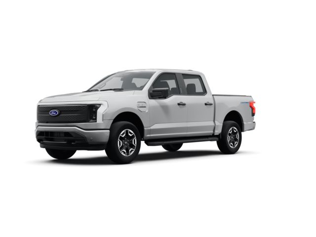 2023 Ford F-150 Lightning XLT, front three-quarter view, paint 1 of 8