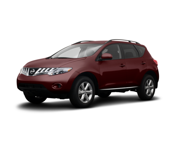 2009 Nissan Murano S, front three-quarter view, paint 1 of 8