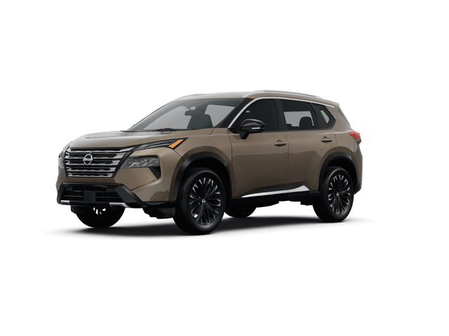 2024 Nissan Rogue SL, front three-quarter view, paint 1 of 8