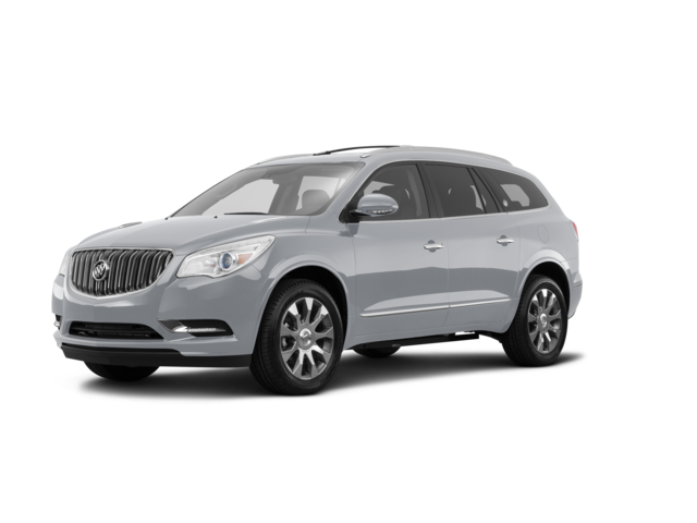 2017 Buick Enclave Premium Group, front three-quarter view, paint 1 of 8