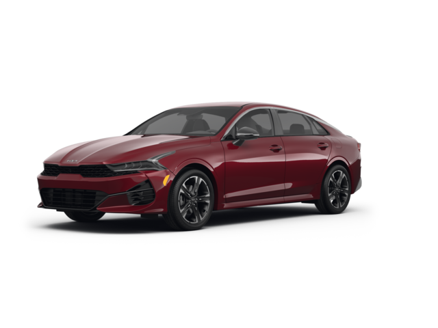 2023 Kia K5 GT-Line, front three-quarter view, paint 1 of 7