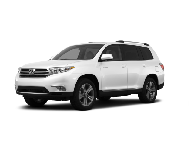 2012 Toyota Highlander Limited, front three-quarter view, paint 1 of 8