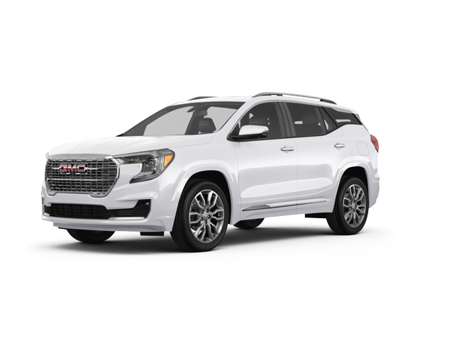 2024 GMC Terrain Denali, front three-quarter view, paint 1 of 8