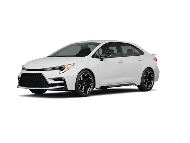2025 Toyota Corolla FX, front three-quarter view, paint 1 of 8