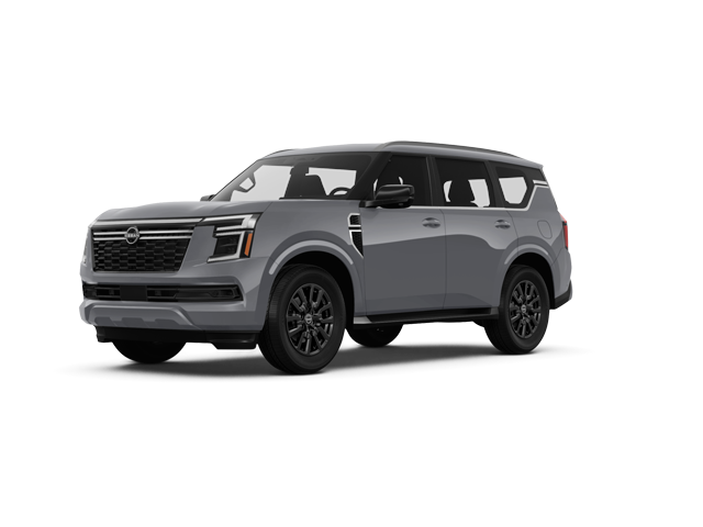 2025 Nissan Armada SV, front three-quarter view, paint 1 of 4