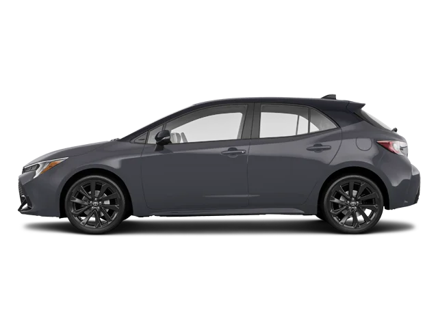2027 Toyota Corolla Hatchback | Driver's side profile with drivers side door open
