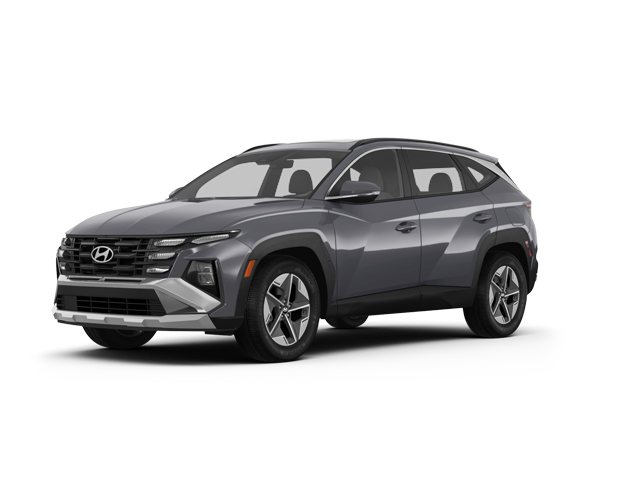 2025 Hyundai Tucson SEL, front three-quarter view, paint 1 of 8
