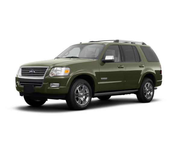 2008 Ford Explorer Limited, front three-quarter view, paint 1 of 6