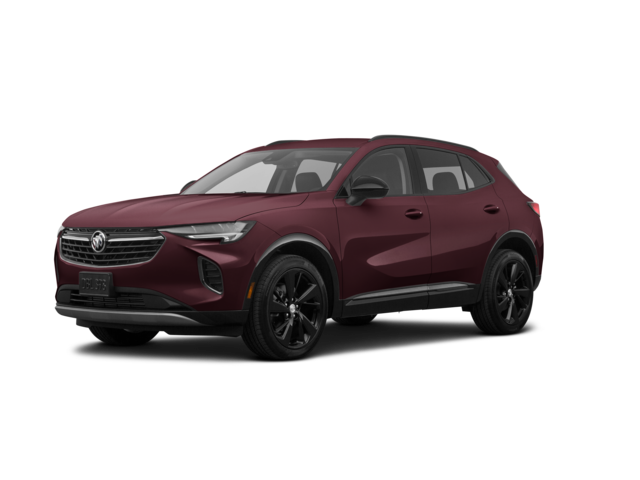 2021 Buick Envision Preferred, front three-quarter view, paint 1 of 8