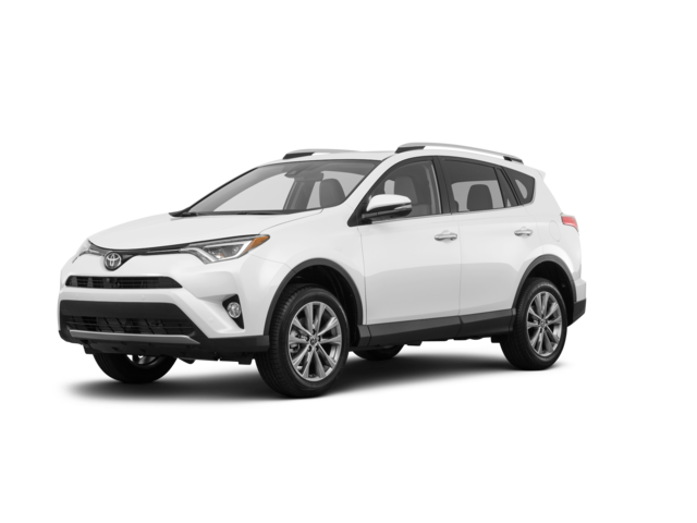 2018 Toyota RAV4 Limited, front three-quarter view, paint 1 of 8
