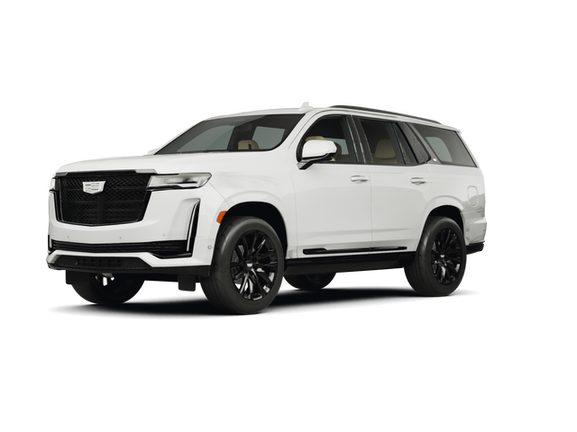 2024 Cadillac Escalade Sport Platinum, front three-quarter view, paint 1 of 8