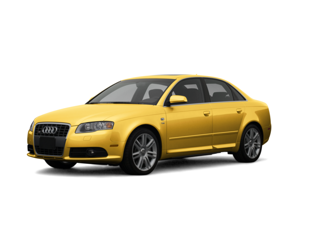2007 Audi S4 quattro, front three-quarter view, paint 1 of 8