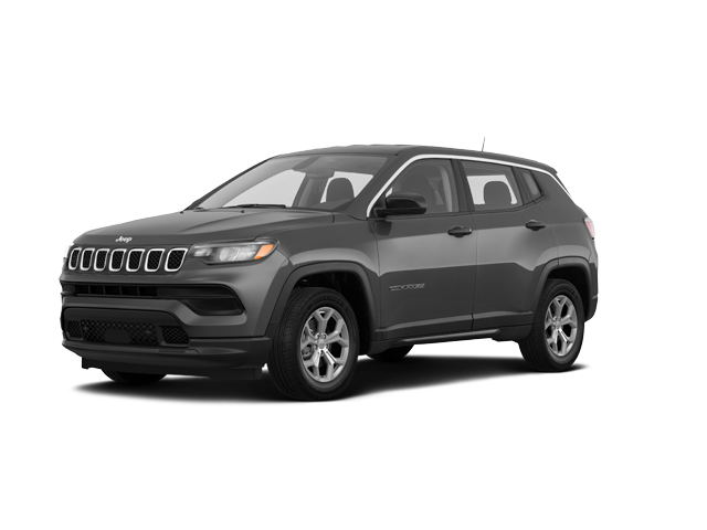 2024 Jeep Compass Sport, front three-quarter view, paint 1 of 8