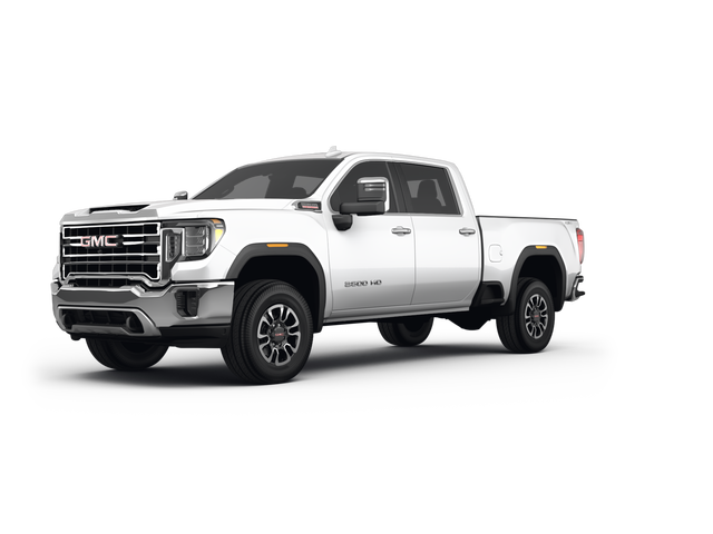 2022 GMC Sierra 3500 HD SLT, front three-quarter view, paint 1 of 8