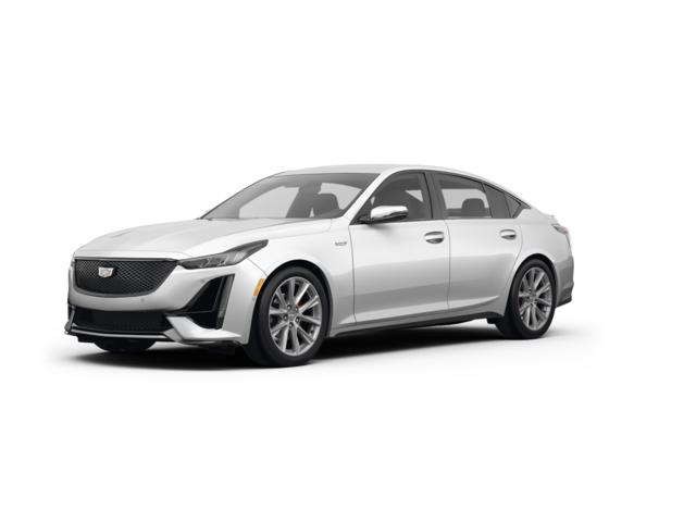 2022 Cadillac CT5 V, front three-quarter view, paint 1 of 8