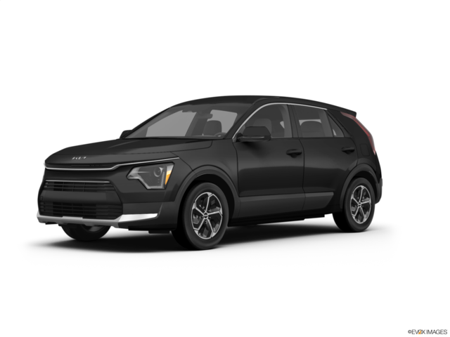 2026 Kia Niro LX, front three-quarter view, paint 1 of 5
