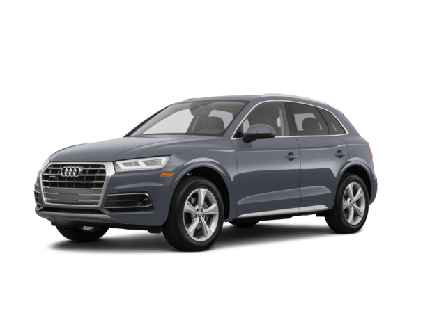 2020 Audi Q5 Premium Plus, front three-quarter view, paint 1 of 8