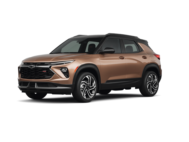 2024 Chevrolet Trailblazer RS, front three-quarter view, paint 1 of 8
