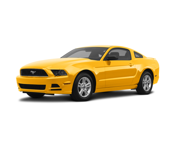 2013 Ford Mustang V6, front three-quarter view, paint 1 of 8