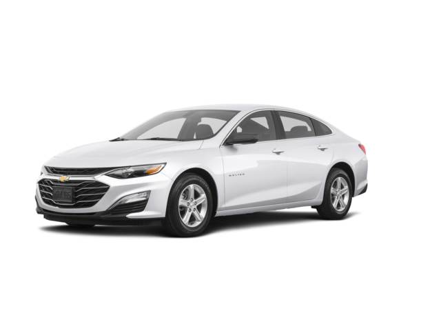 2020 Chevrolet Malibu LS Fleet, front three-quarter view, paint 1 of 8