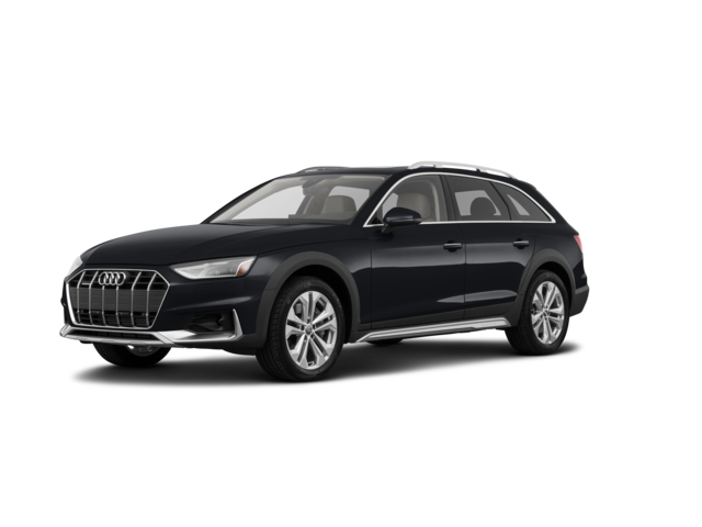 2022 Audi A4 allroad Premium, front three-quarter view, paint 1 of 8