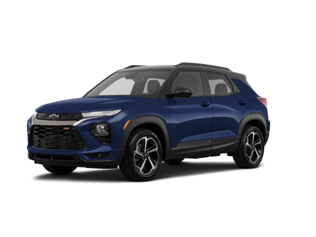 2021 Chevrolet Trailblazer RS, front three-quarter view, paint 1 of 8