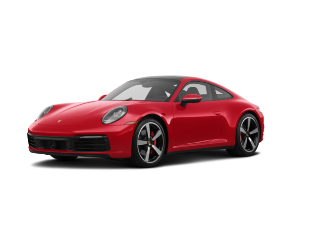 2020 Porsche 911 Carrera, front three-quarter view, paint 1 of 8