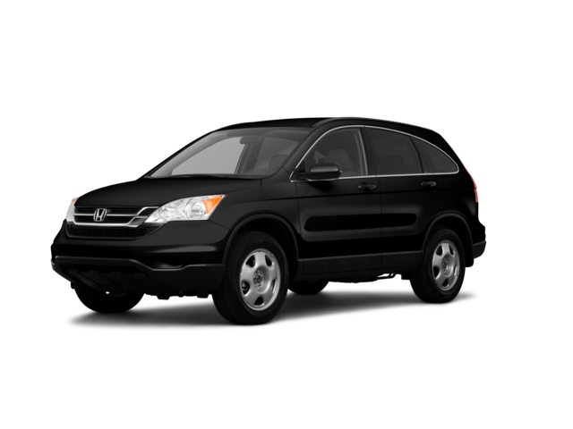 2010 Honda CR-V LX, front three-quarter view, paint 1 of 8