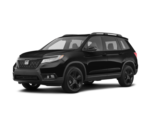 2020 Honda Passport Elite, front three-quarter view, paint 1 of 8